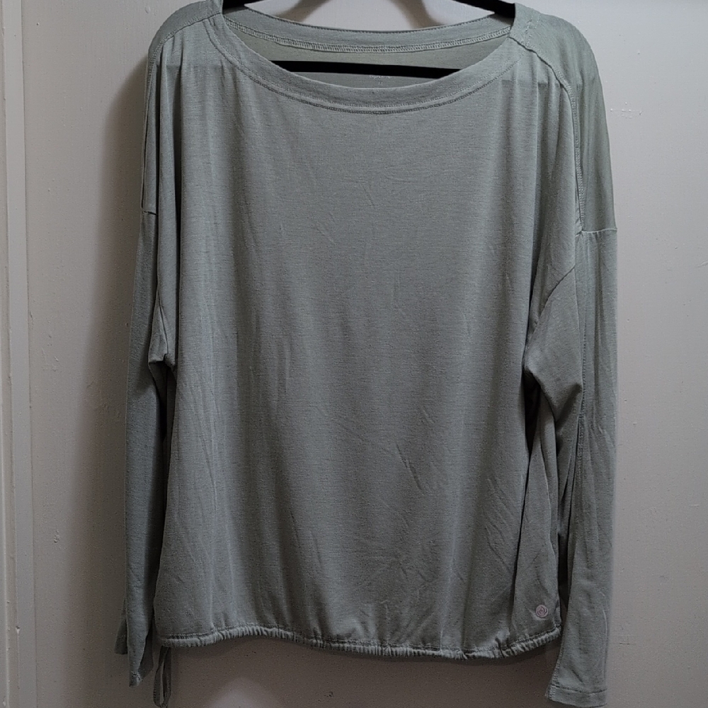 Apana Light Green Long Sleeve Top